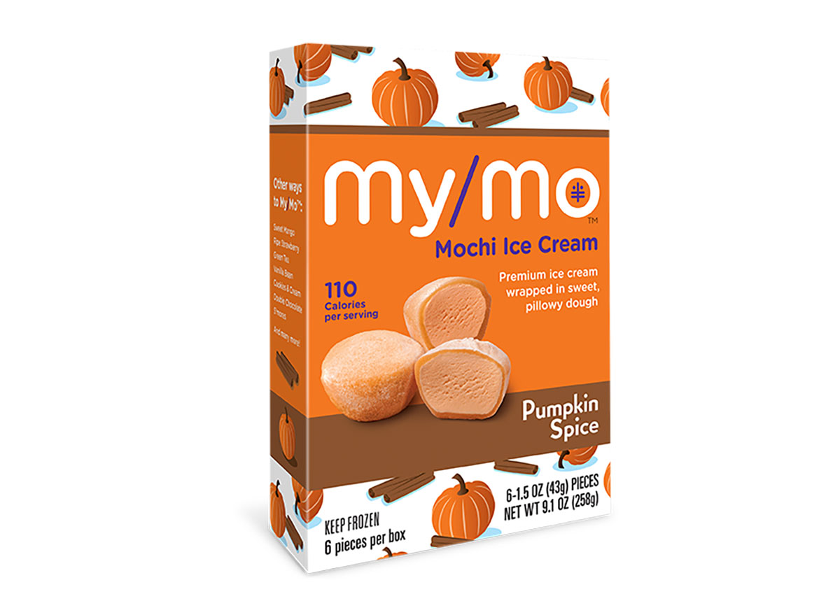 pumpkin spice mochi