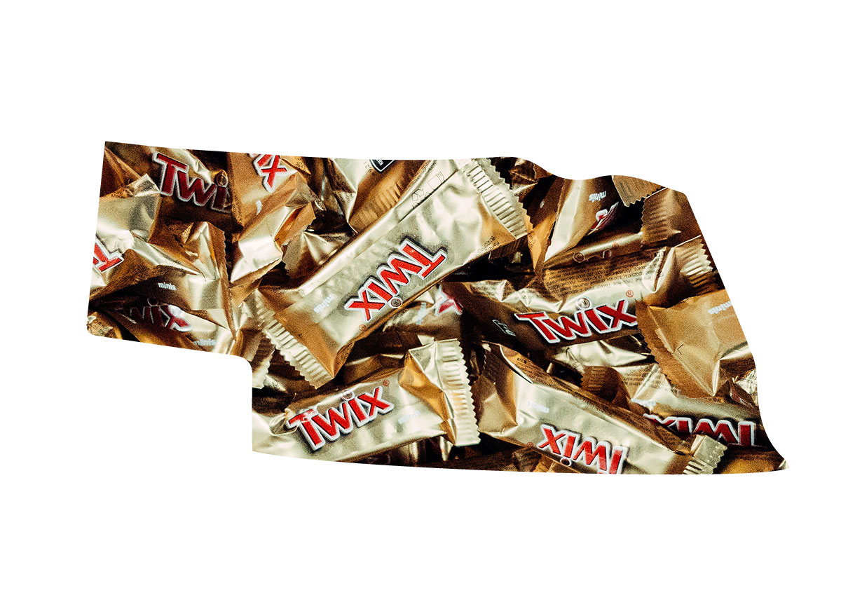 Nebraska's favorite candy bar is Twix