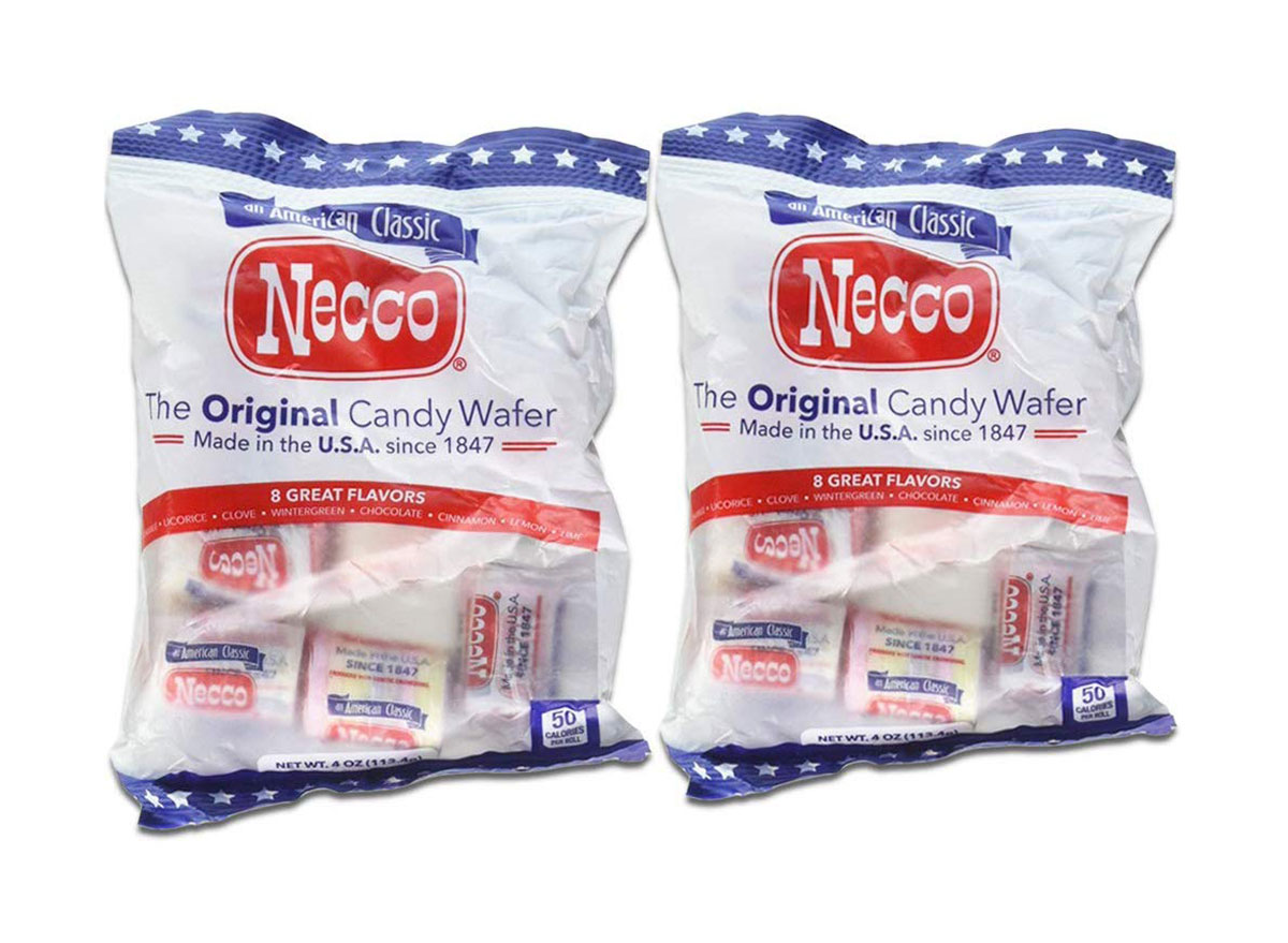 bags of necco candy wafers