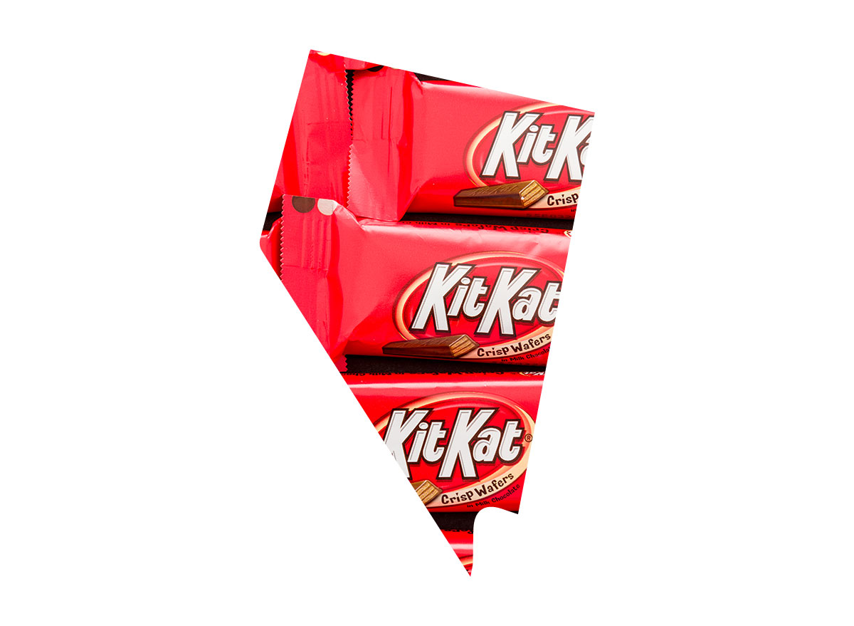 Nevada's favorite candy bar is Kit Kat