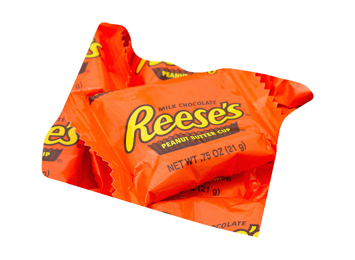 俄勒冈州最受欢迎的糖果是 Reese's Cups