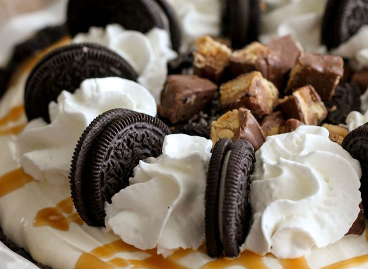 oreo snickers pie