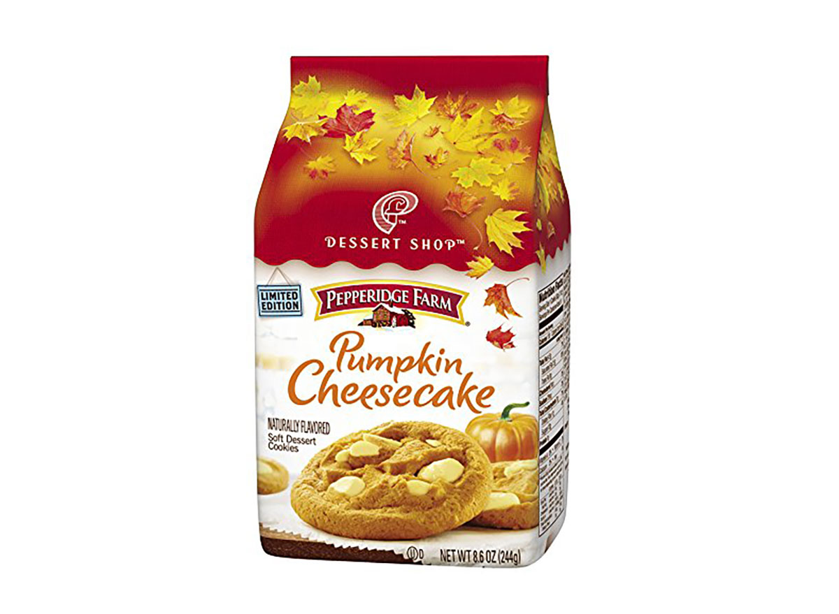 pepperidge farm pumpkin cheesecake cookies