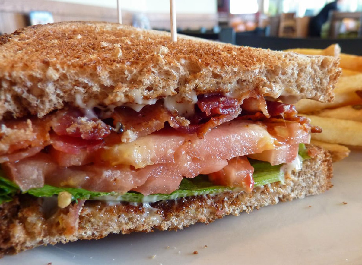 big BLT sandwich from perkins