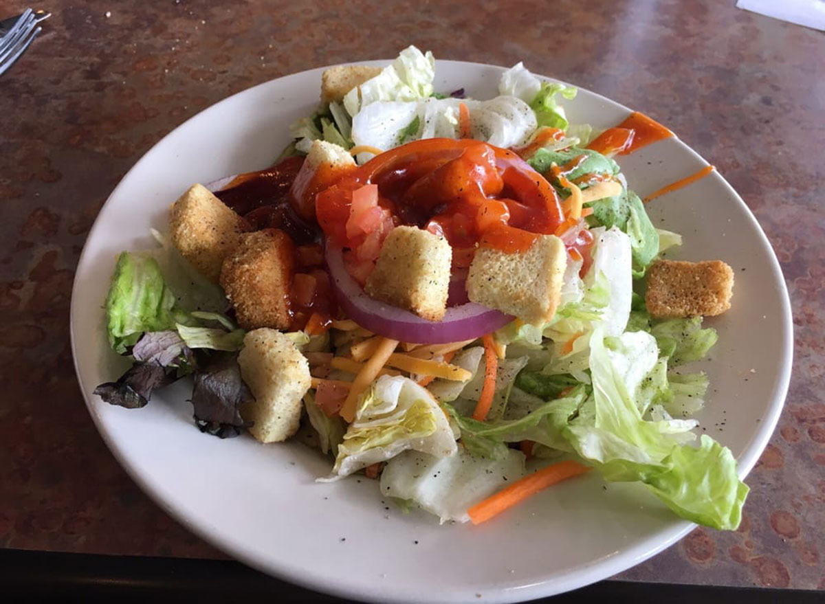 Small garden salad at Perkins