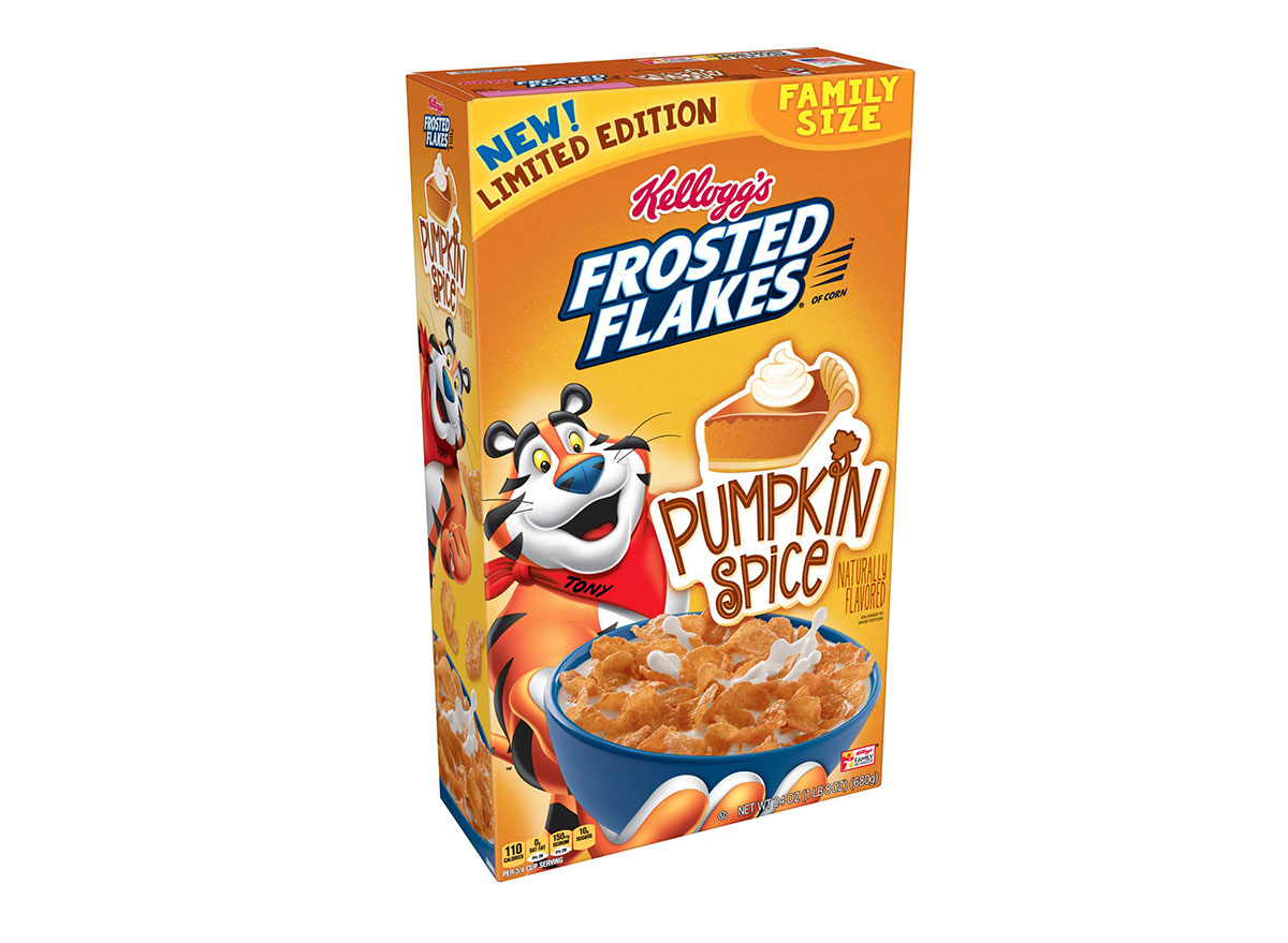 pumpkin spice frosted flakes