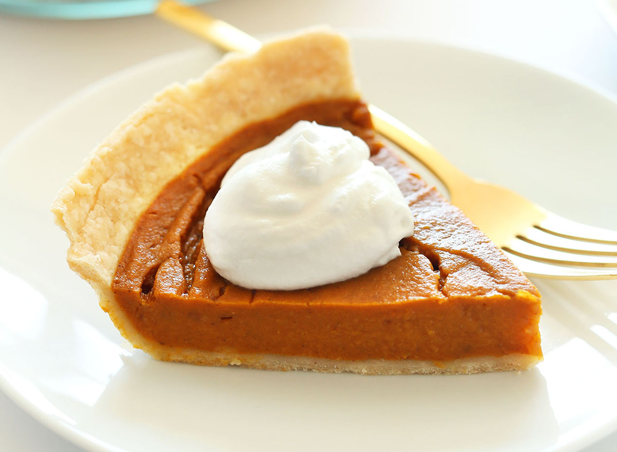 pumpkin pie slice