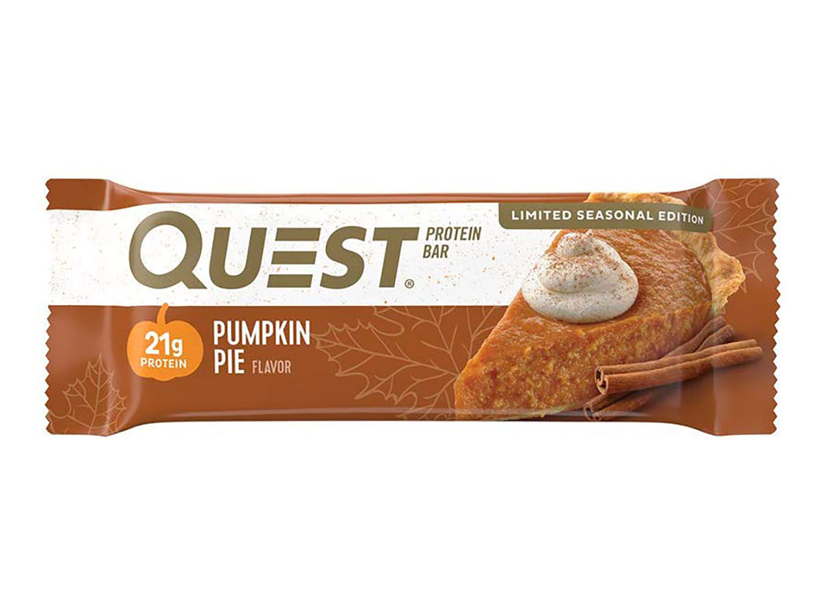 quest pumpkin pie protein bar