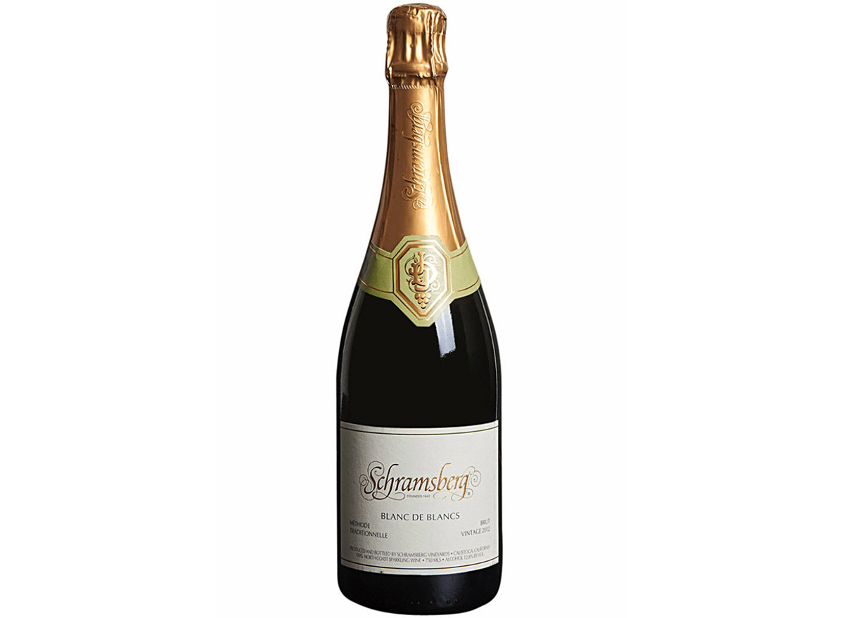 schramsberg blanc de blanc in bottle