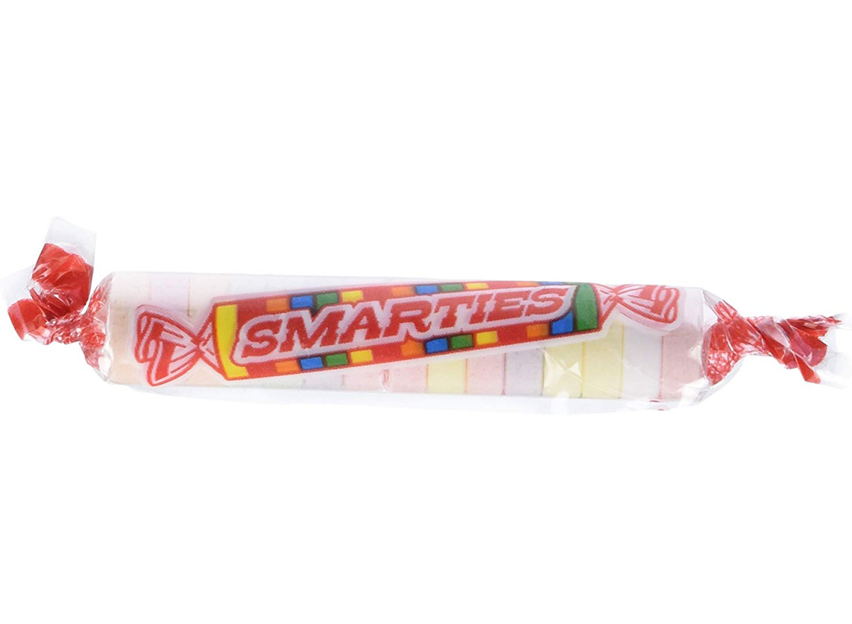 smarties wrapped