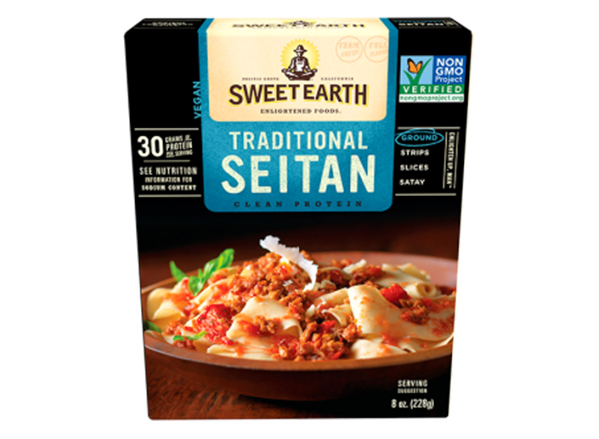 sweet earth traditional seitan in packaging