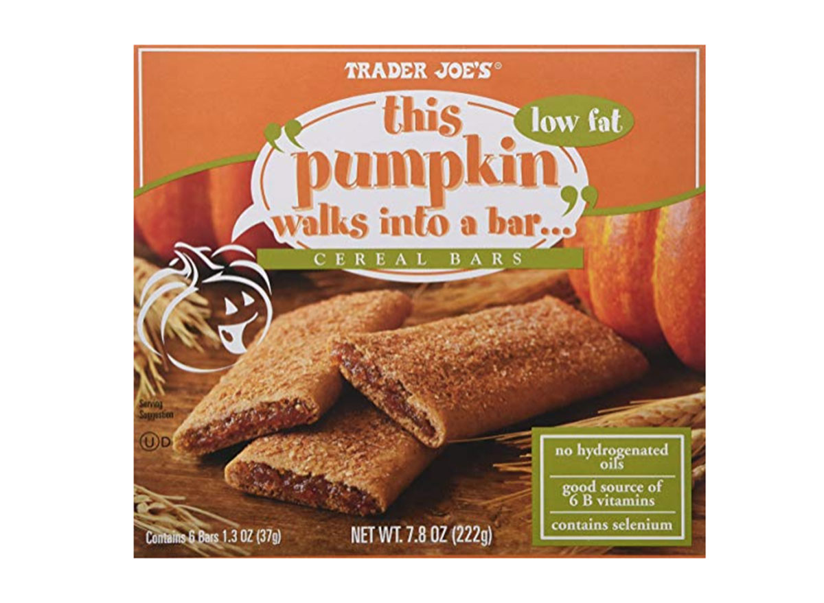 trader joes pumpkin cereal bars