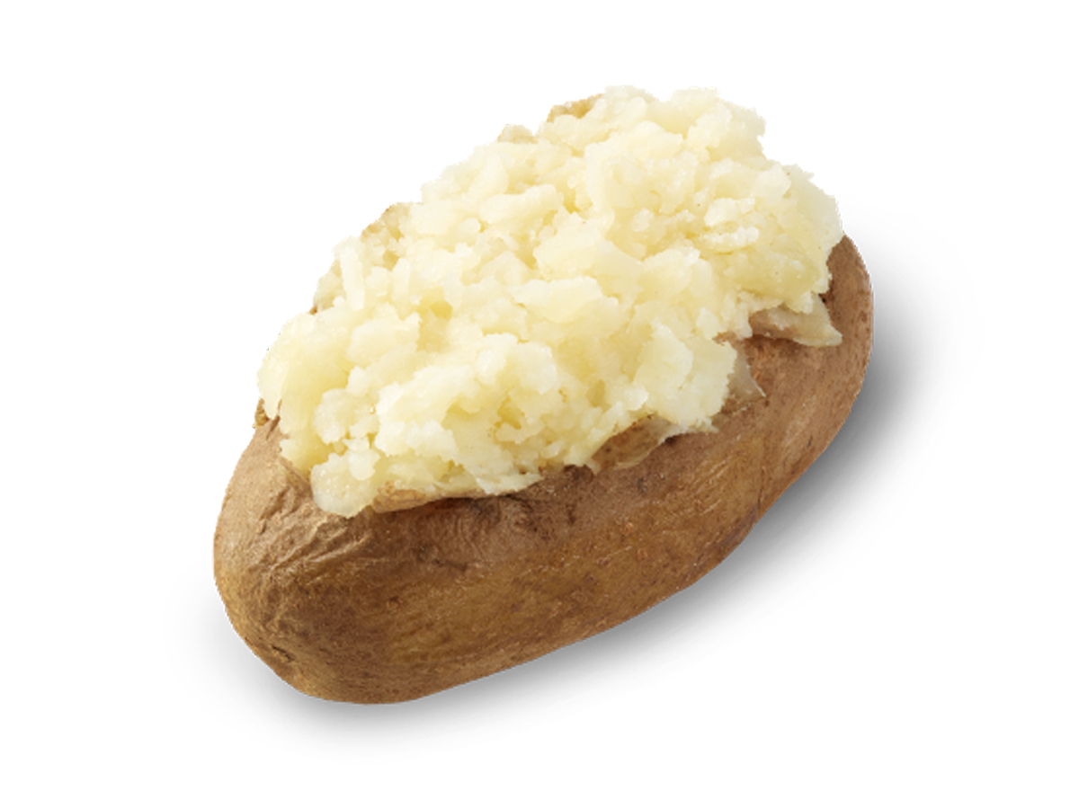 wendys plain baked potato