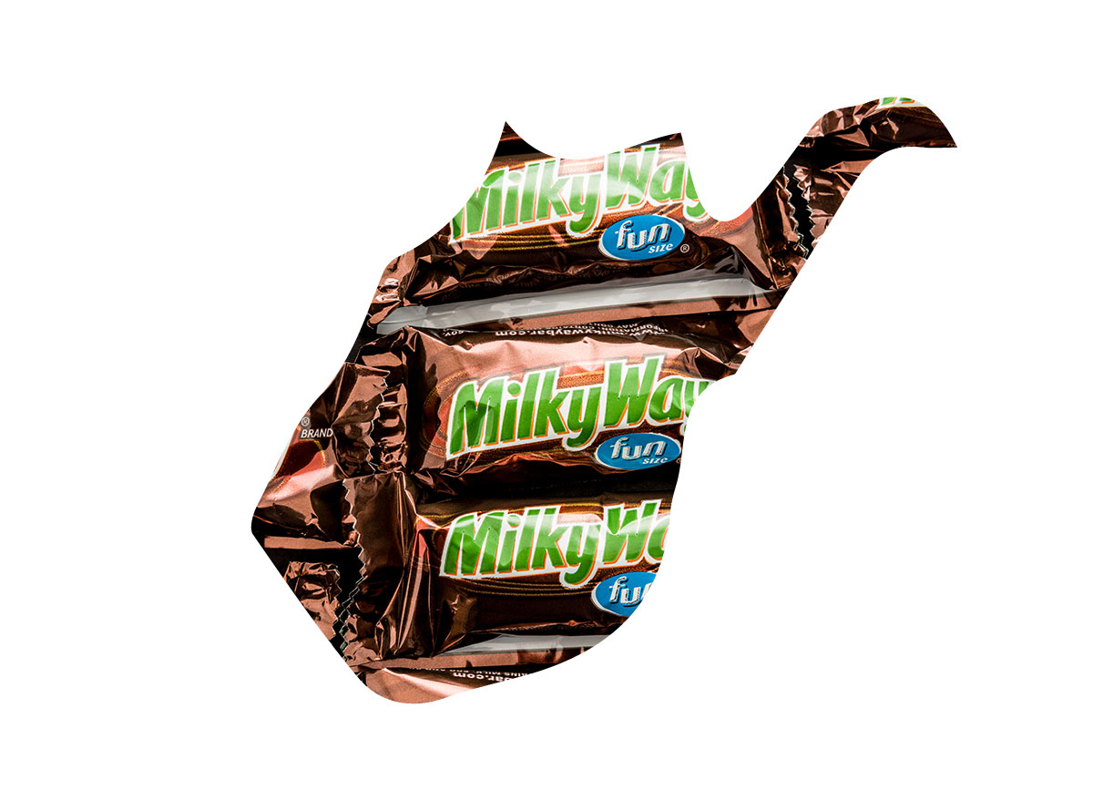 West Virginia's favorite candy bar is Milky Way