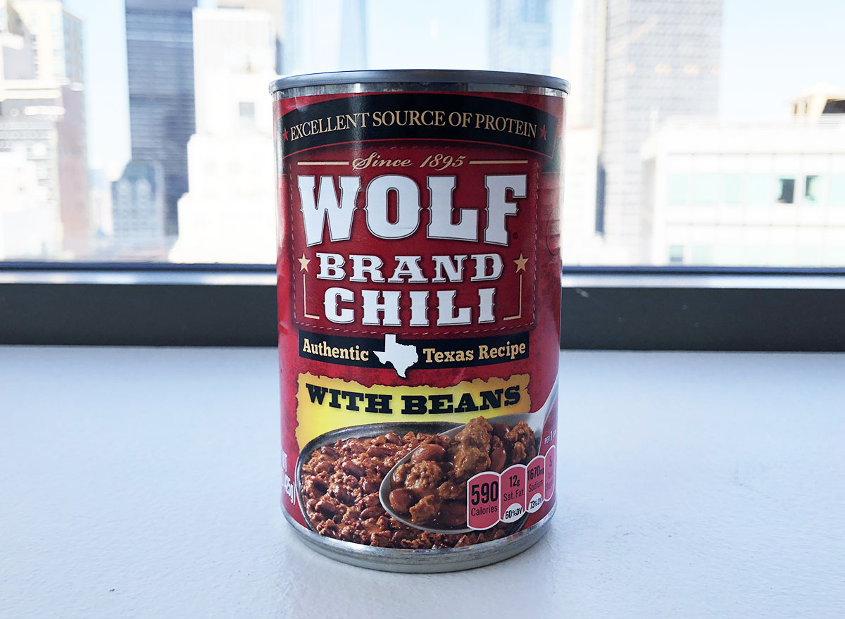 wolf brand chili with beans