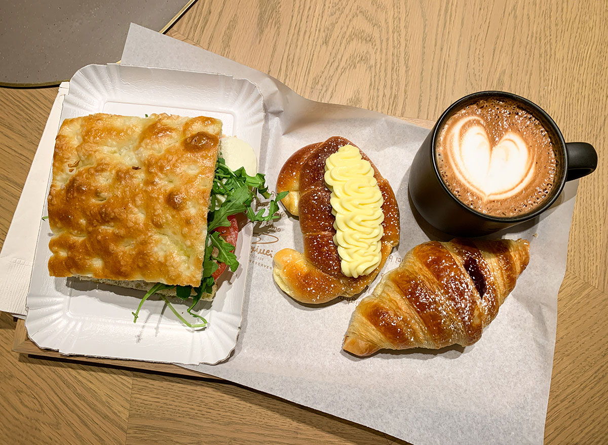 Food to taste test at the Chicago Starbucks Reserve