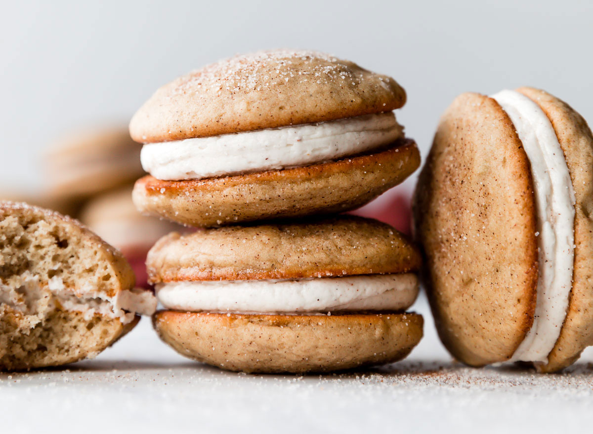 group of apple spice whoopie pies