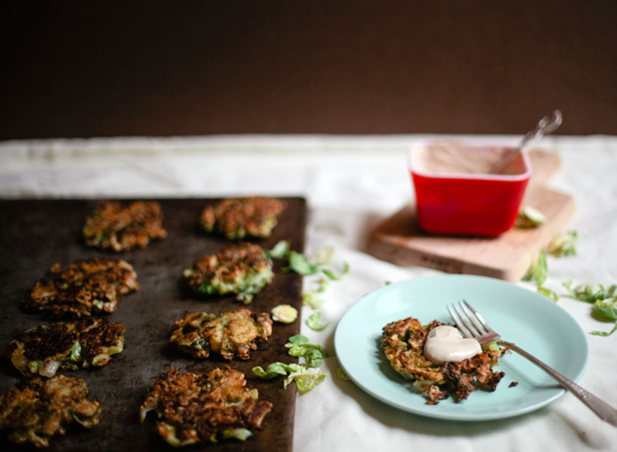 brussels sprout latkes