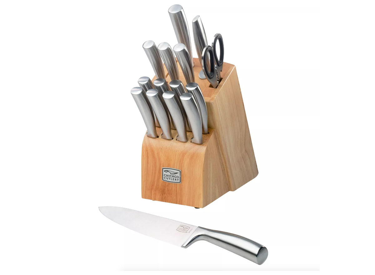 chicago cutlery elston knife block set