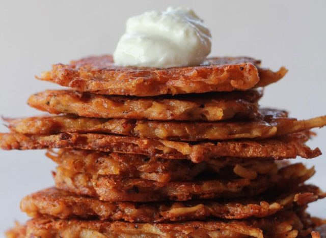 chipotle cheddar potato latke recipe