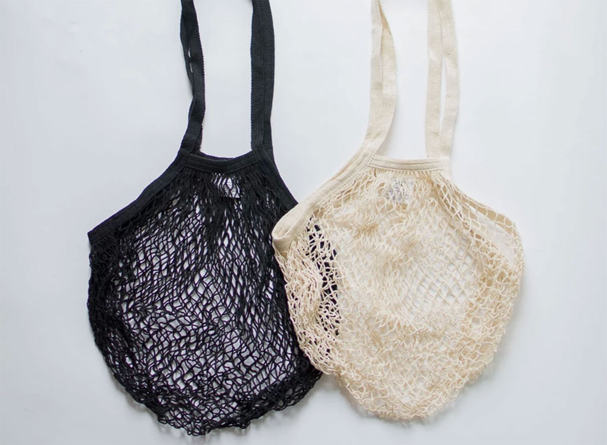 cotton net bags for shopping