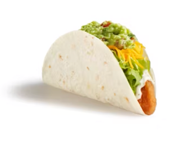 Del Taco Habanero Crispy Chicken Guac'd Up Taco