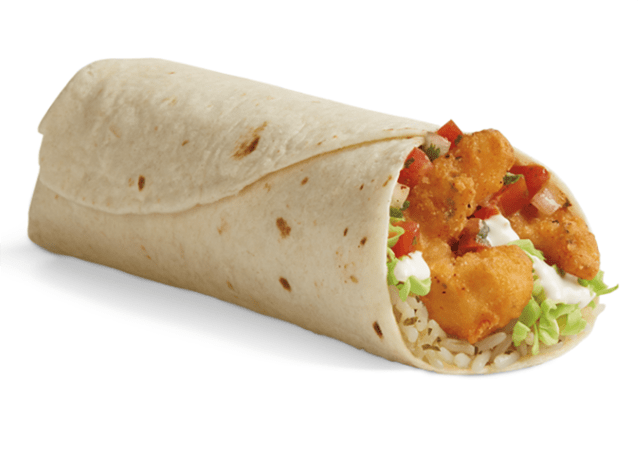 Del Taco Crispy Jumbo Shrimp Burrito