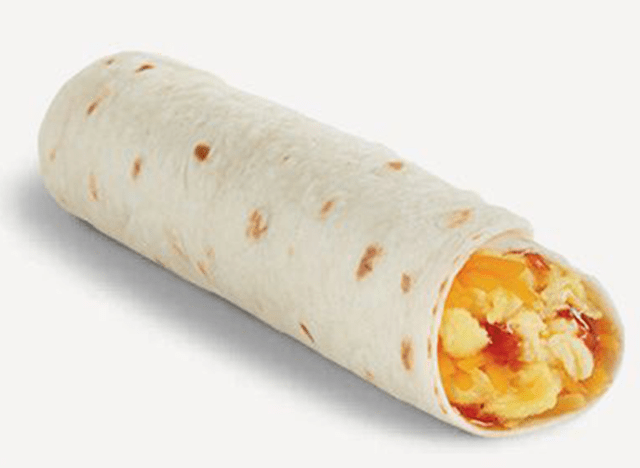 Del Taco Egg & Cheese Breakfast Roller