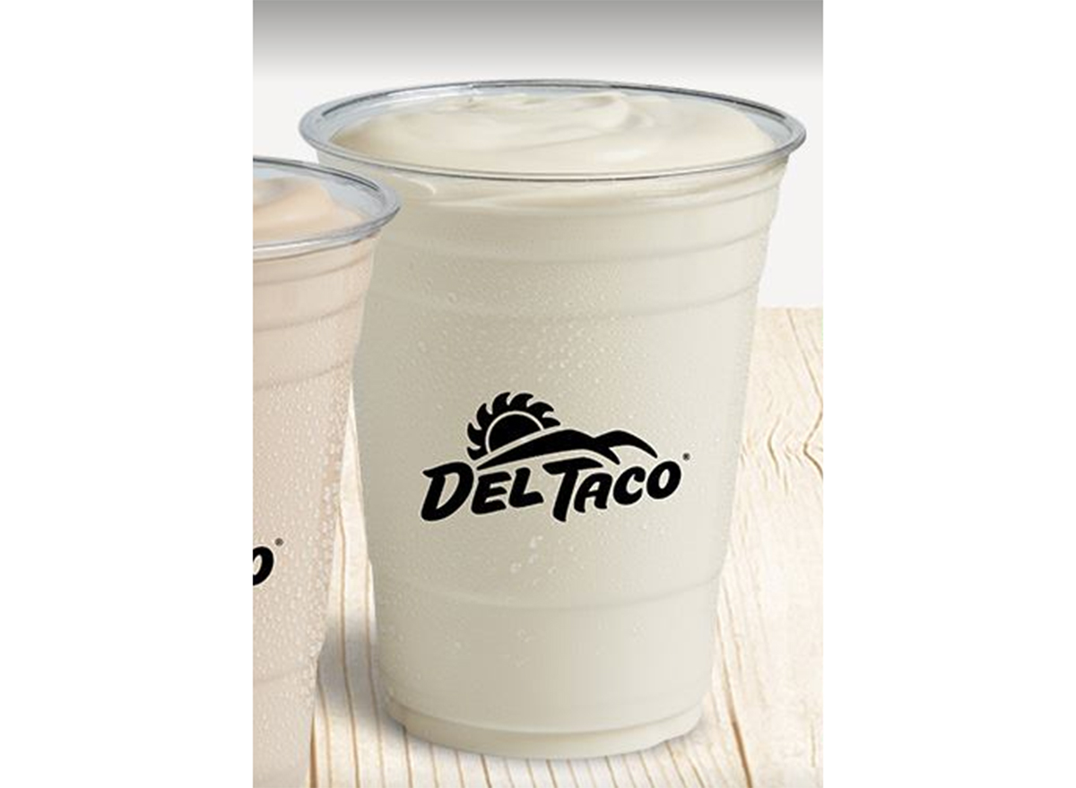 del taco vanilla shake