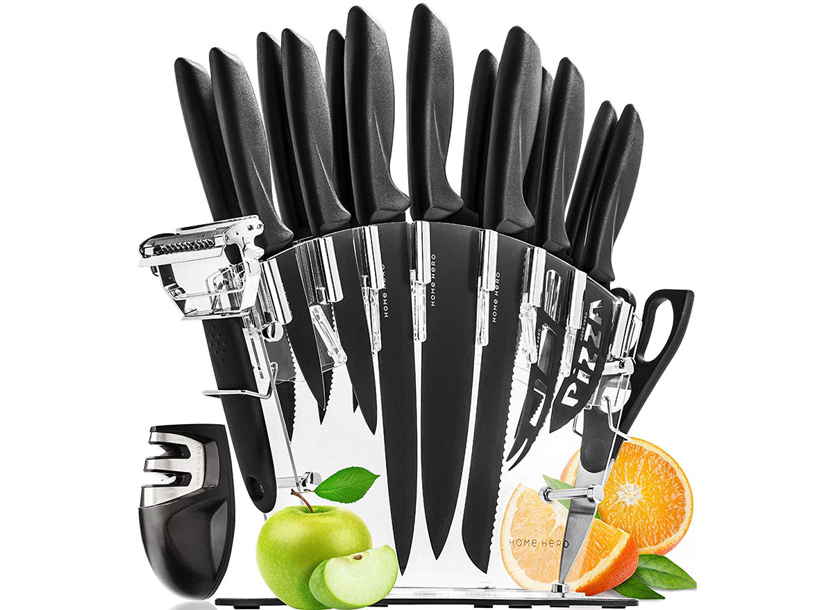 home hero stainless steel knife set