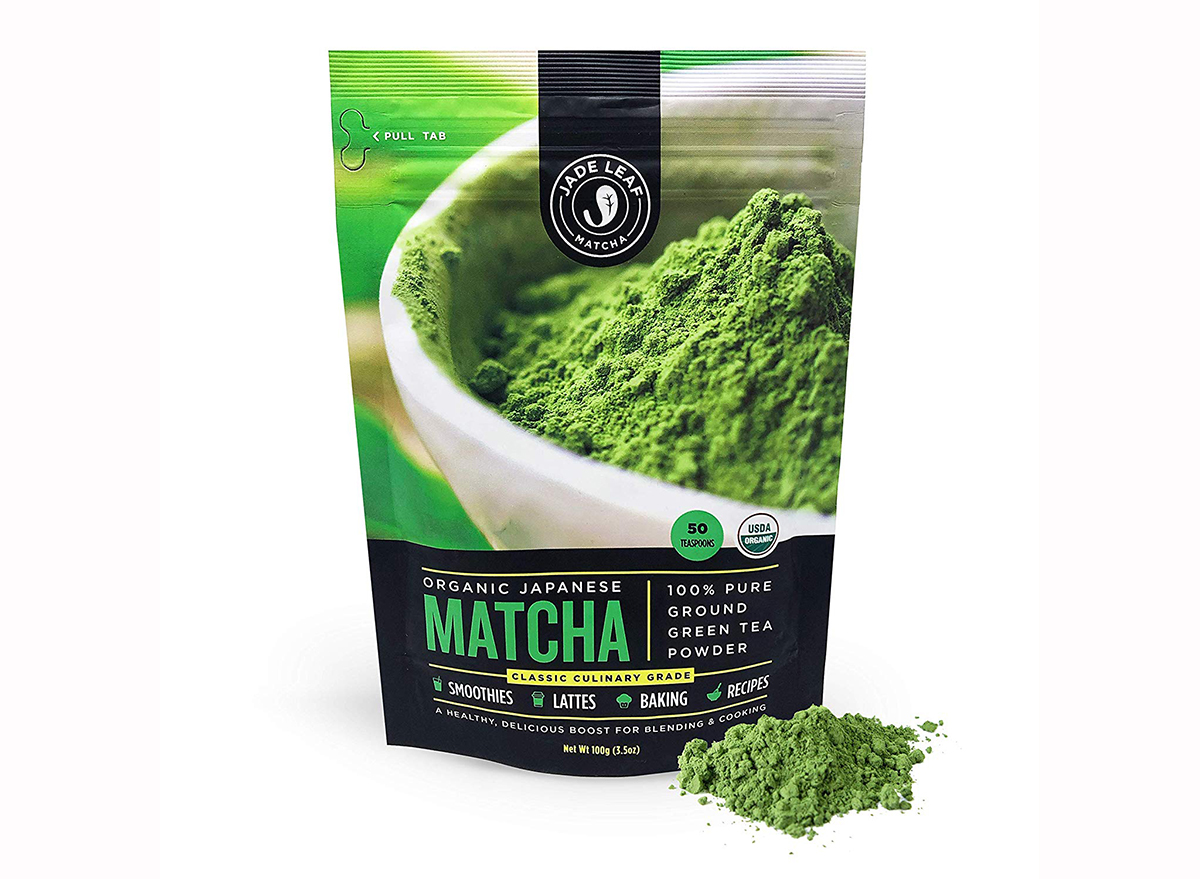 package of jade leaf matcha powder