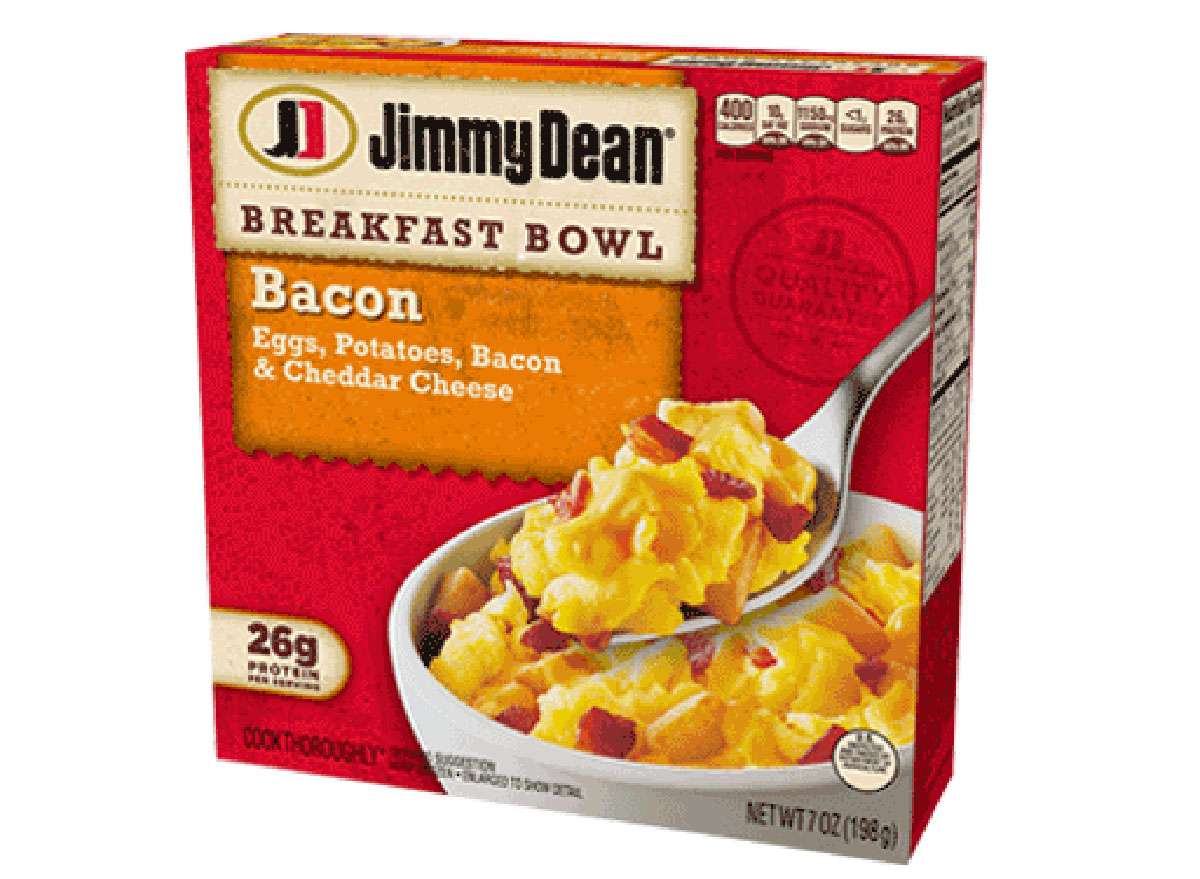jimmy dean bacon breakfast bowl