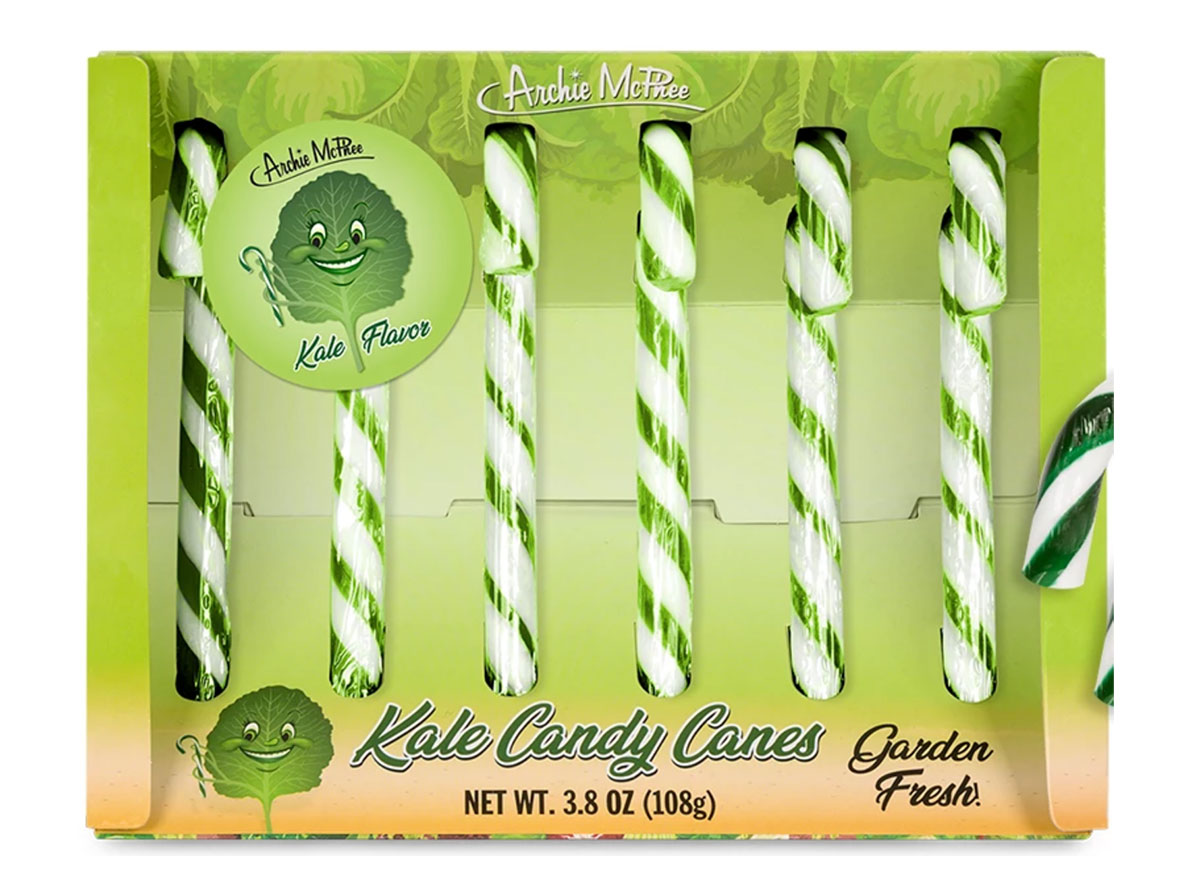 kale candy canes in box