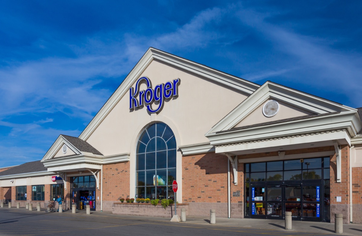 kroger storefront during a sunny day