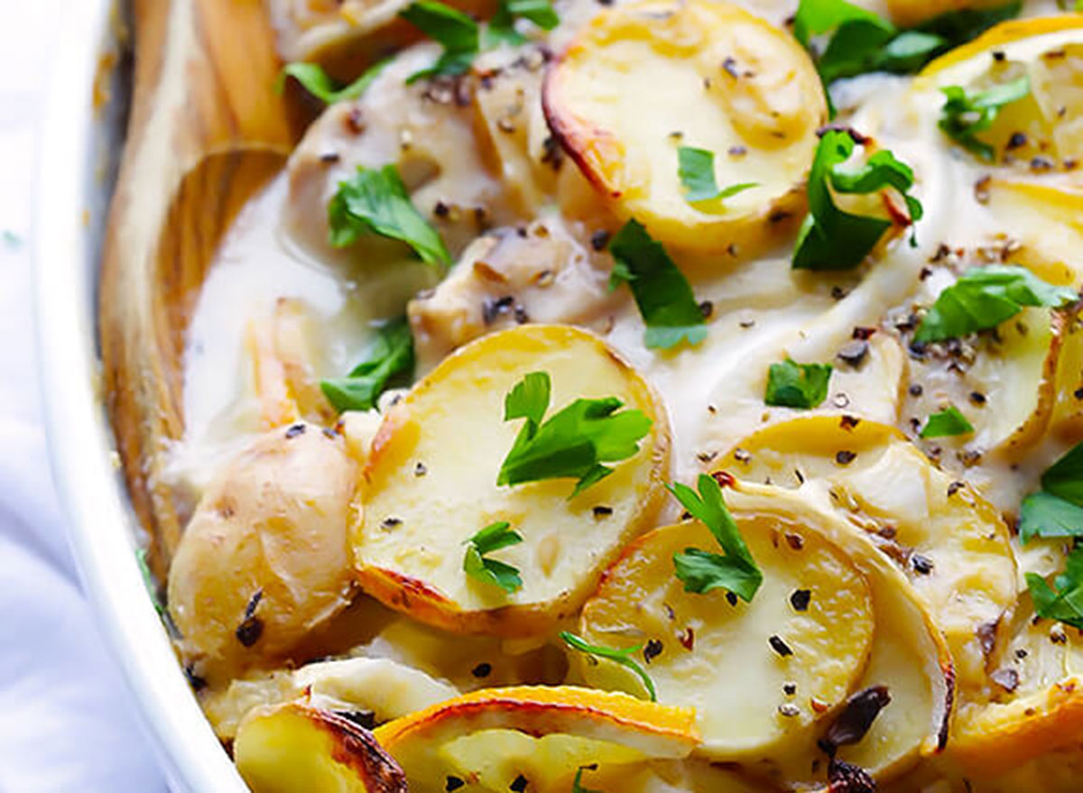 lemon chicken potato casserole