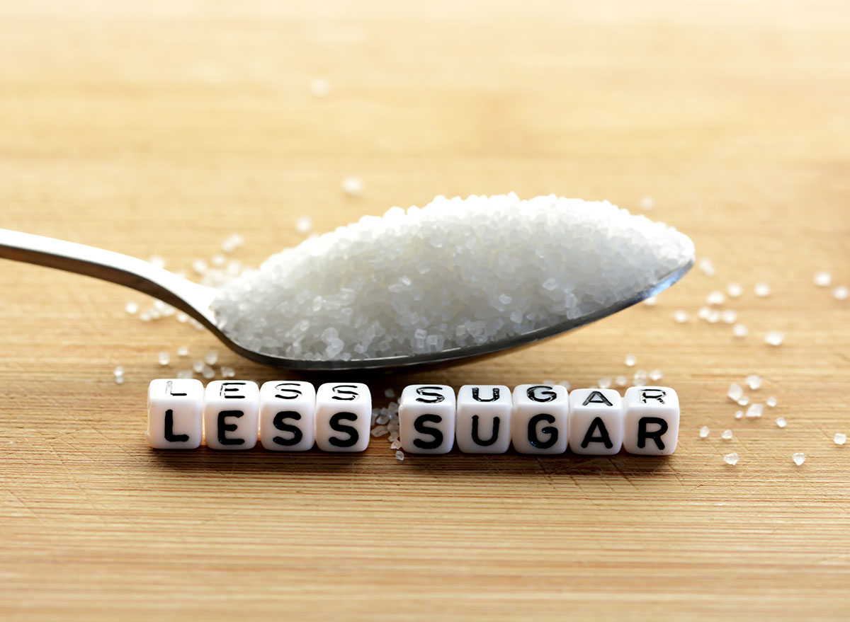 Beads that say less sugar with teaspoon of sugar