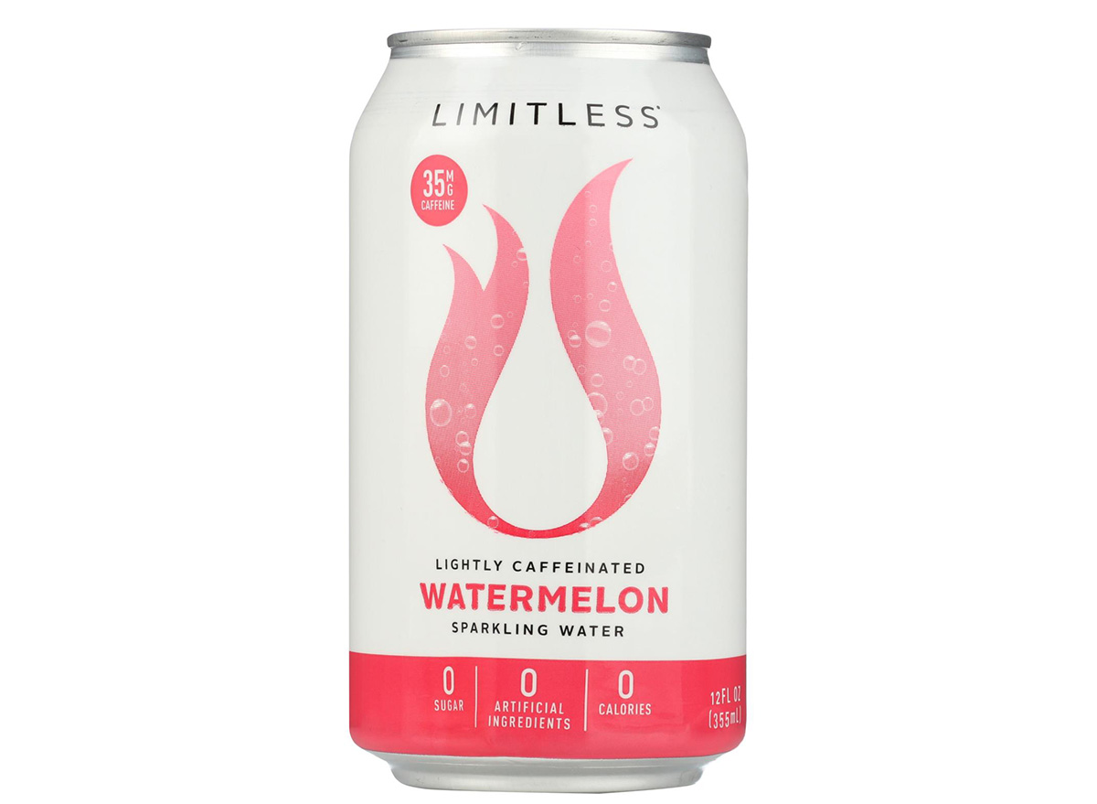 limitless sparkling energy water watermelon
