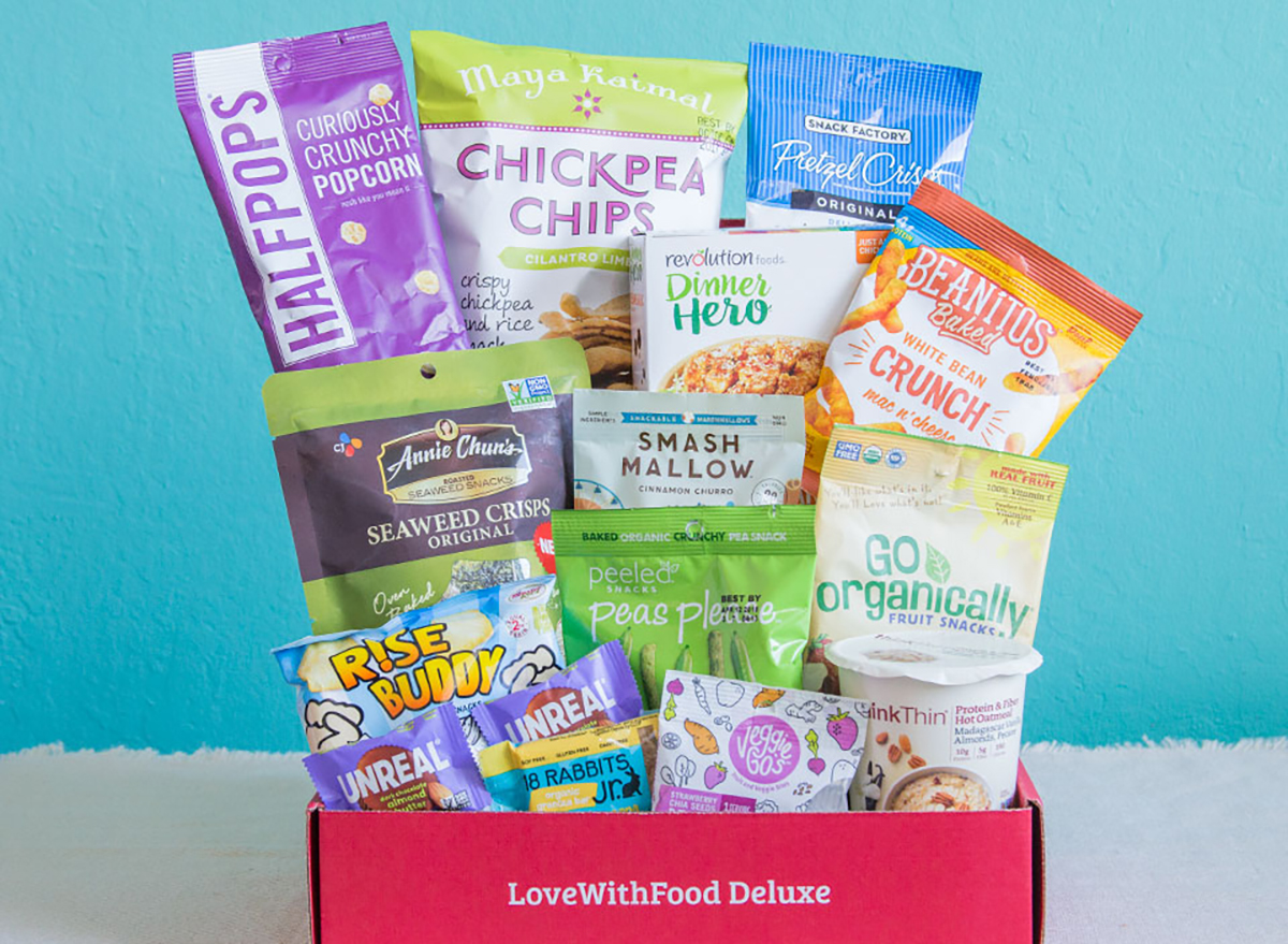 love with food snack box