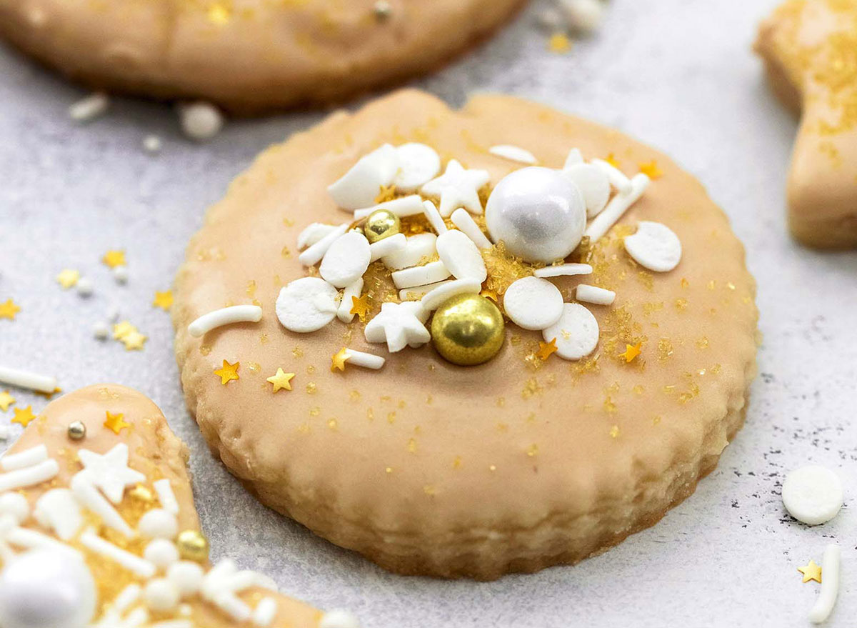 maple glazed sugar cookies