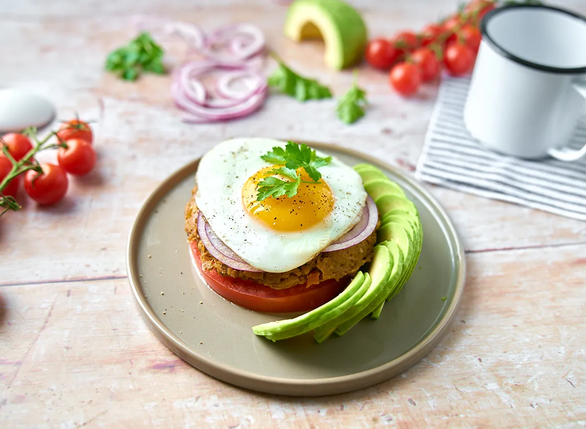 Quick & Easy Breakfast Veggie Burger Recipe — Eat This Not That