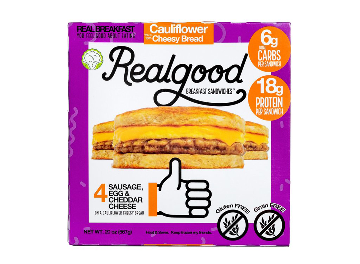 real good foods breakfast sandwiches