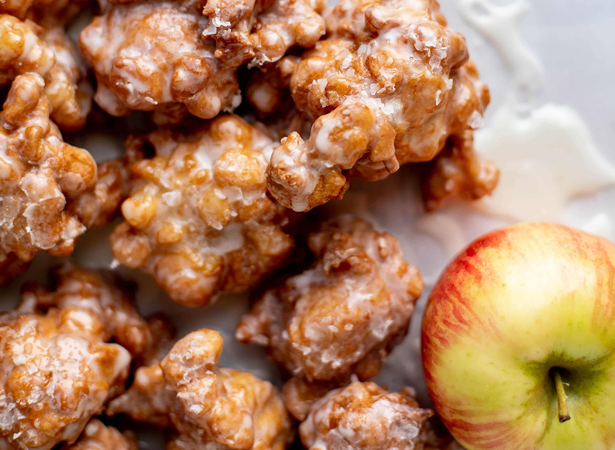 salted apple fritters