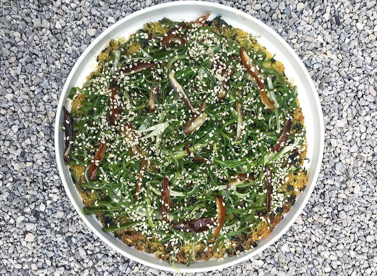 bowl of seaweed salad