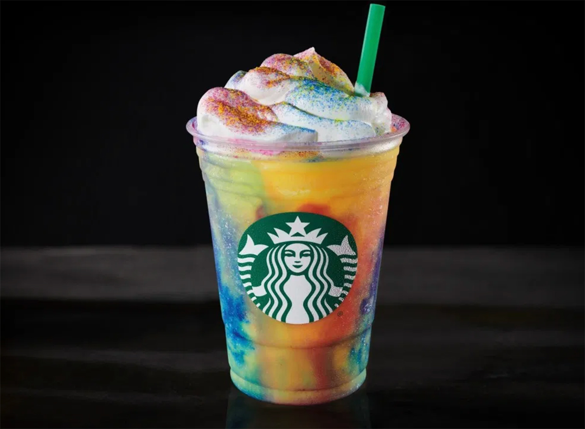 starbucks tie dye frappuccino