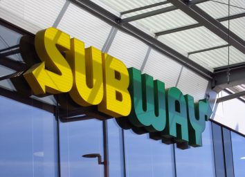 subway sandwich storefront logo