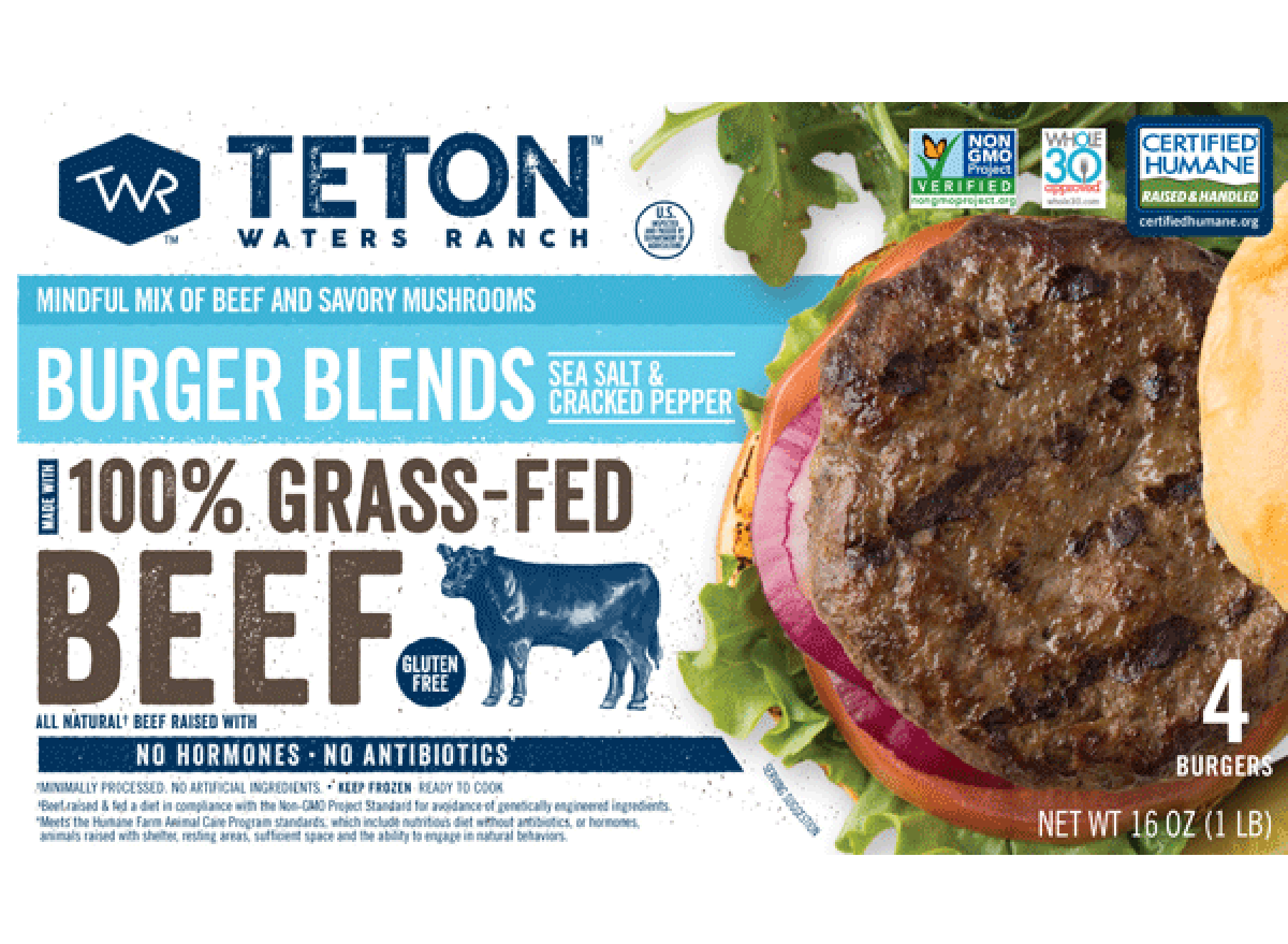 teton waters ranch burger blends