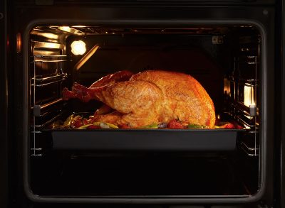Turkey in oven
