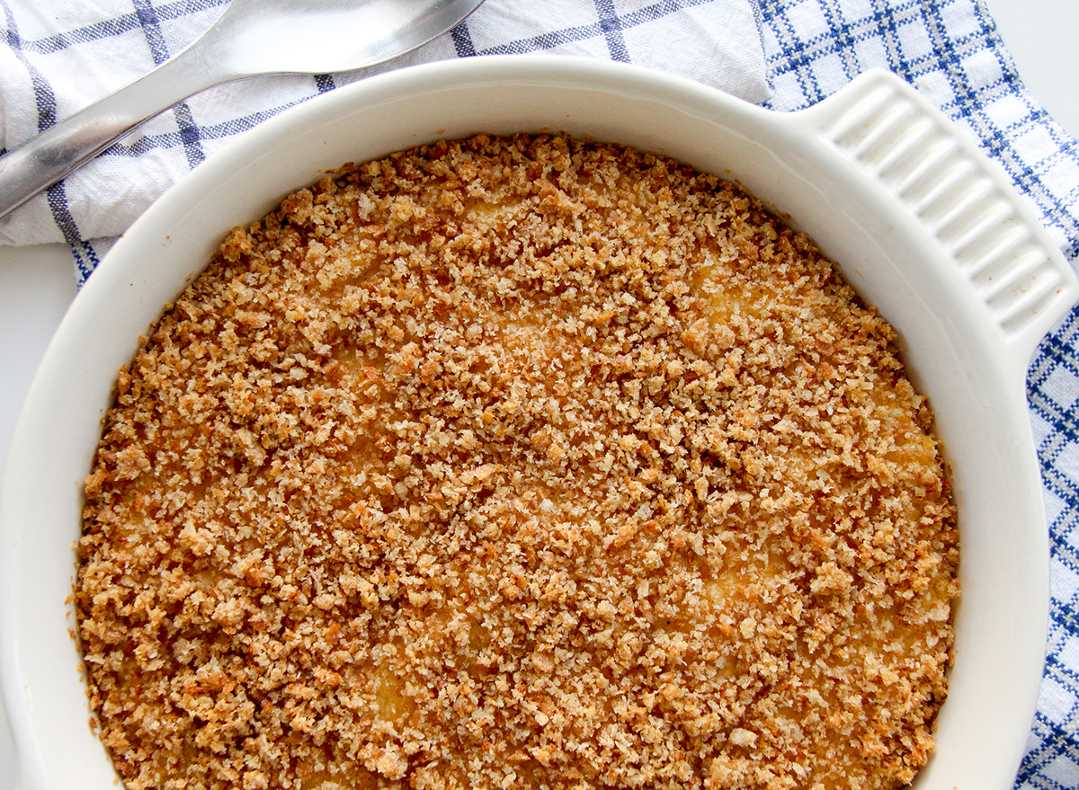 turnip puff in baking dish