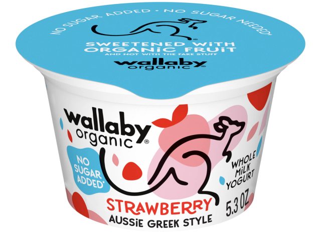 wallaby organic no added sugar strawberry
