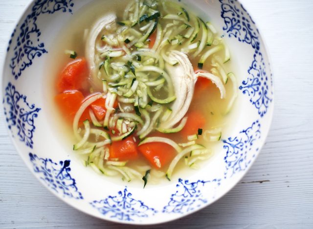 Whole30 instant pot chicken zoodle soup